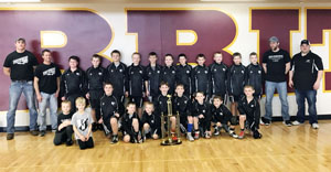 F/MCC Warrior Youth Wrestlers take first place at Bobcat Duals