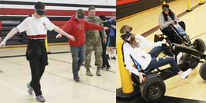 Minnesota National Guard let students at Fulda High School experience impaired driving